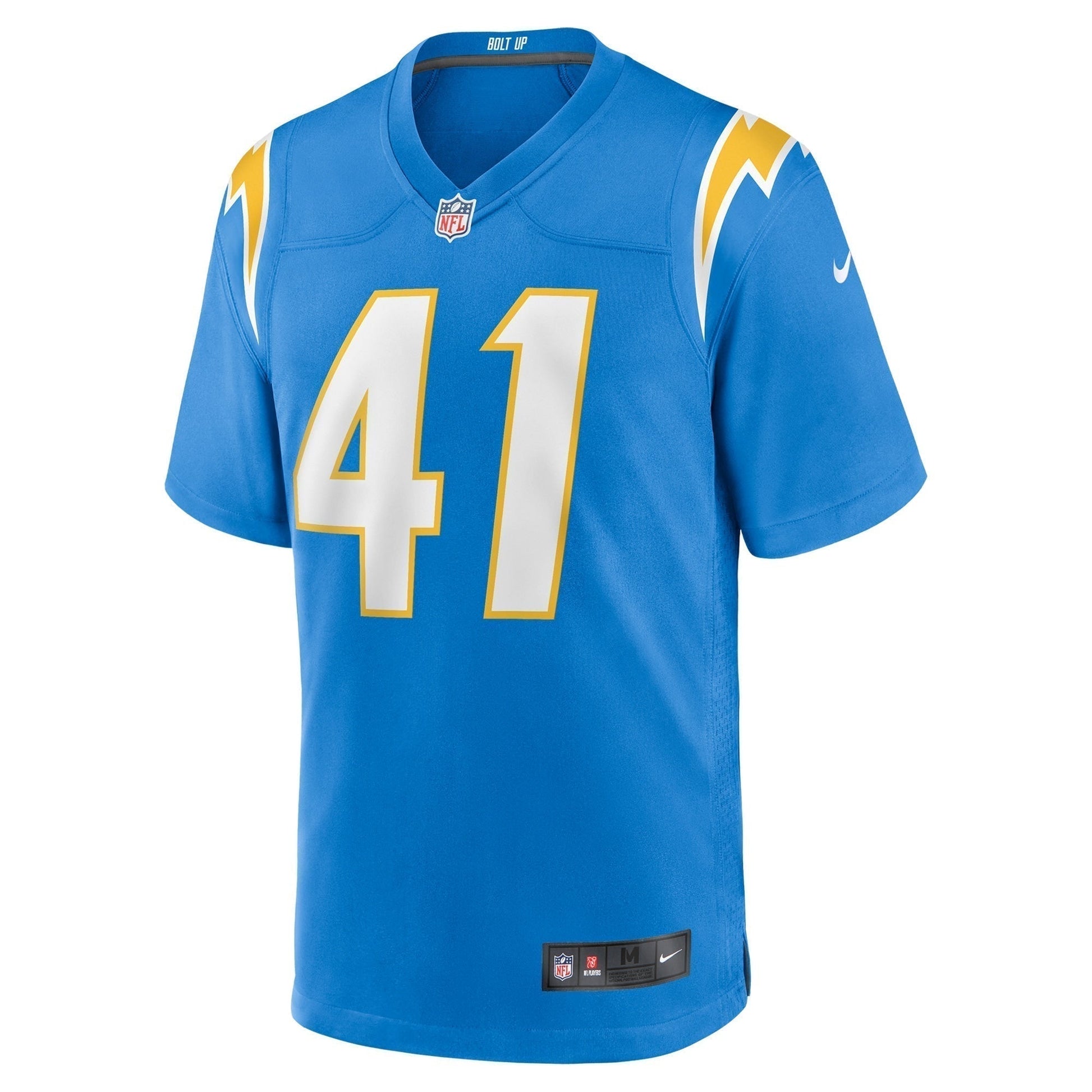 Thomas Harper Los Angeles Chargers Team Game Jersey - Powder Blue football jersey product view 2
