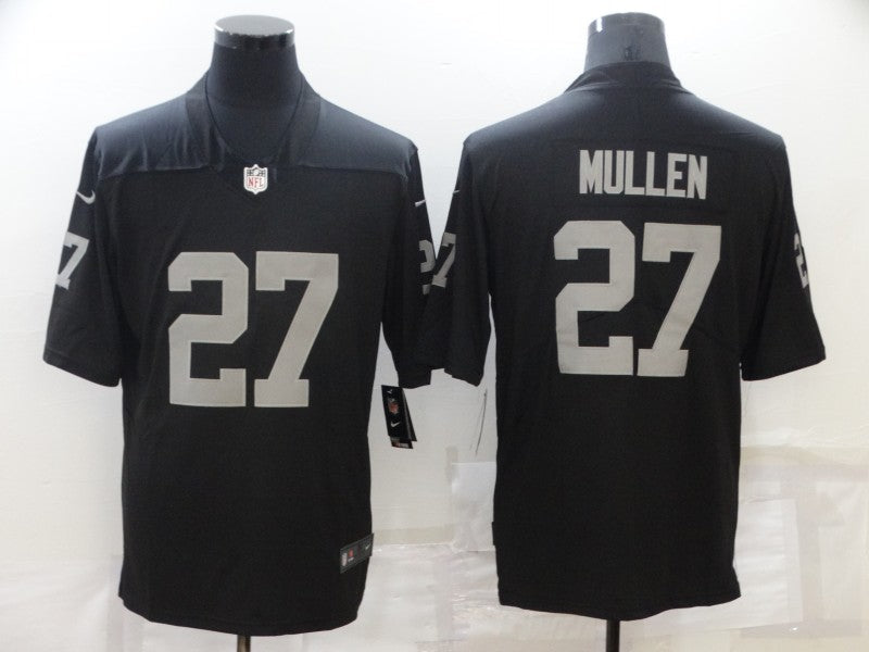 Men's Las Vegas Raiders Trayvon Mullen Black Game Jersey football jersey product view 1