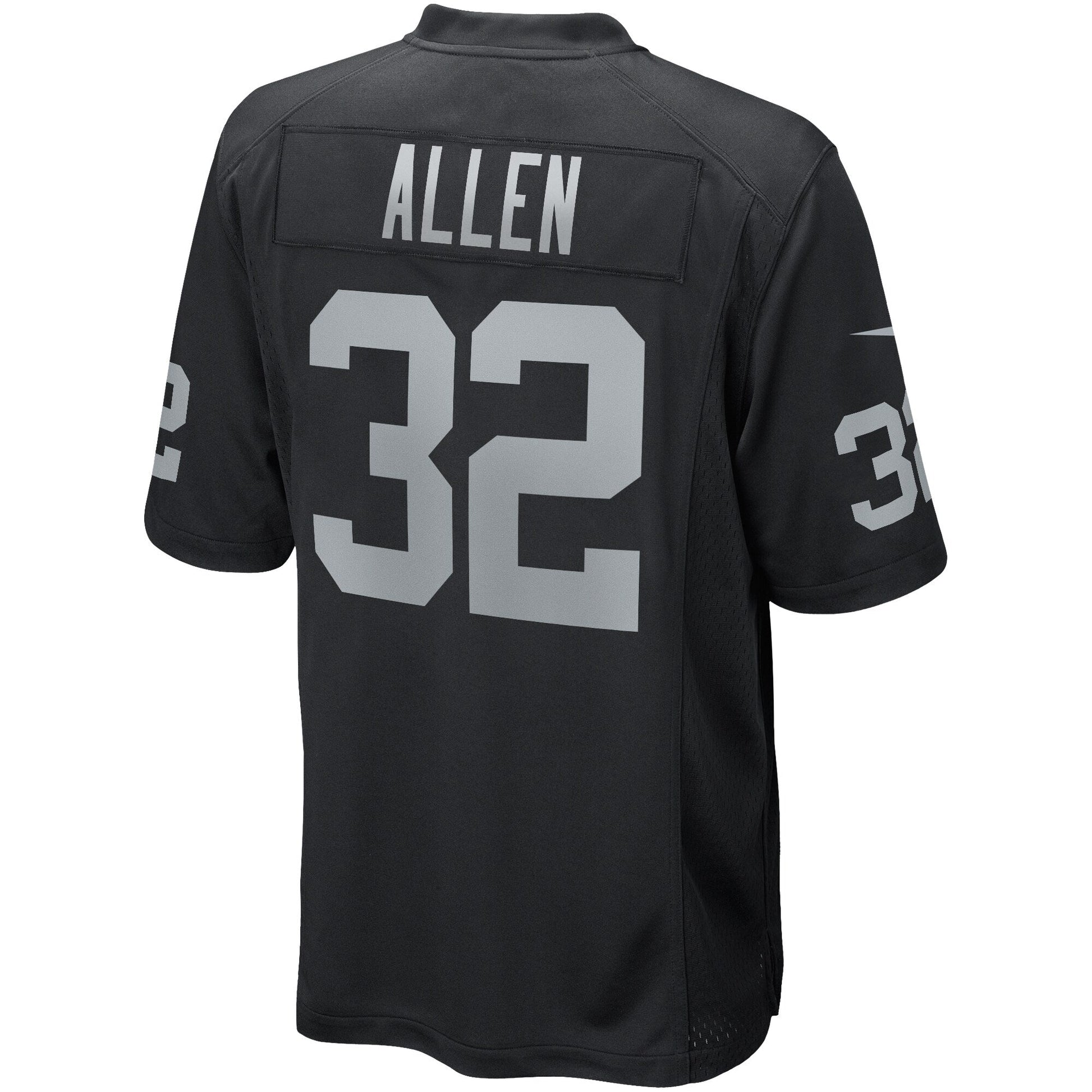 Marcus Allen Las Vegas Raiders Game Retired Jersey - Black football jersey product view 3