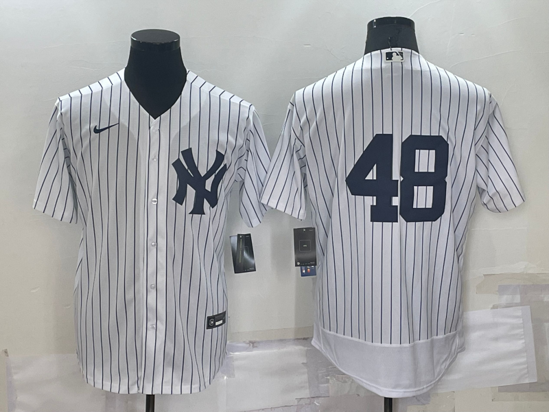 Men's New York Yankees Anthony Rizzo White Replica Player Name Jersey baseball jersey product view 1