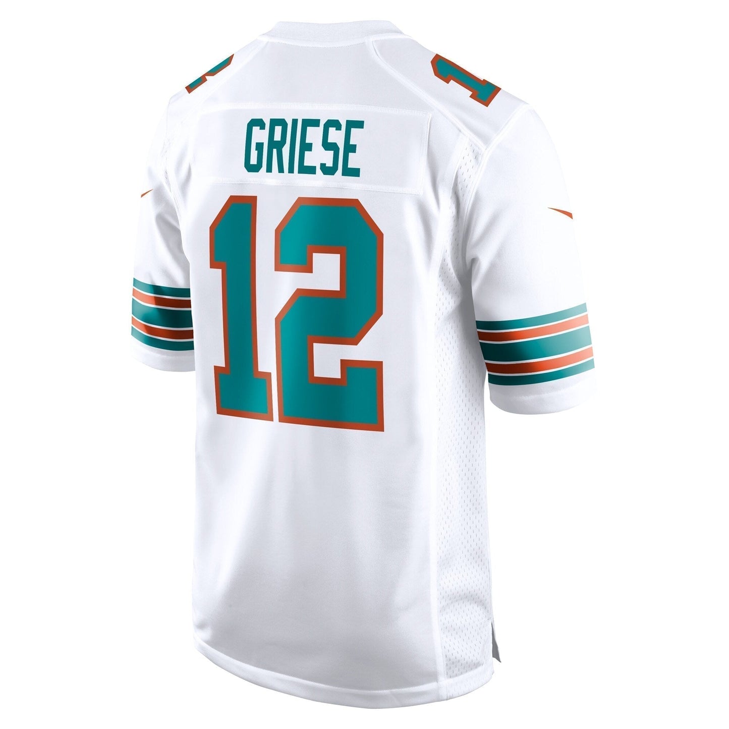 Bob Griese Miami Dolphins Retired Jersey - White football jersey product view 3