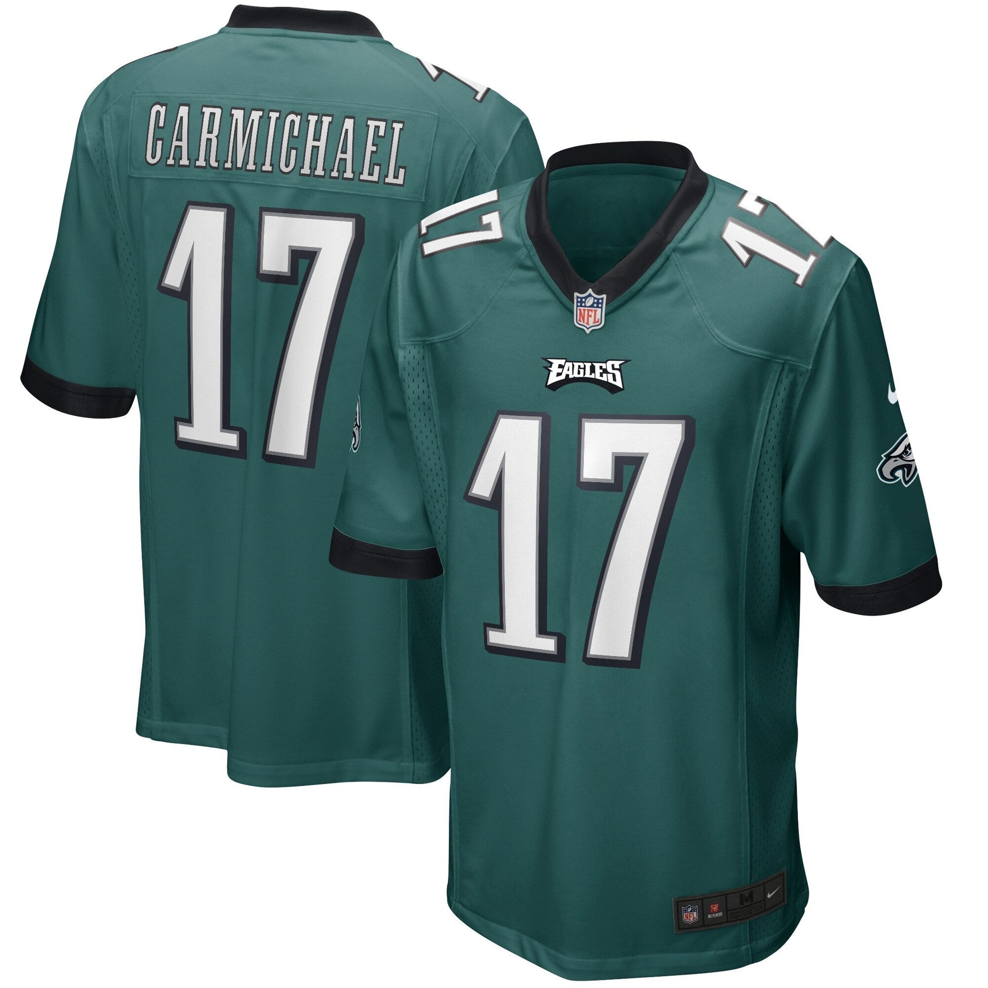 Harold Carmichael Philadelphia Eagles Game Retired Jersey - Midnight Green football jersey product view 1