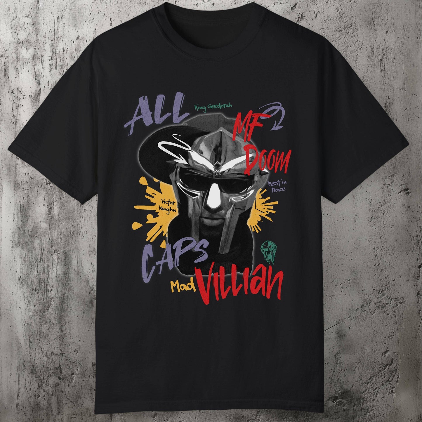 Mf Doom Retro Hip Hop Legend Tee Unisex T-shirt, Sweatshirt, Hoodie, Long Sleeve Tee - T-Shirt, Sweatshirt, Hoodie