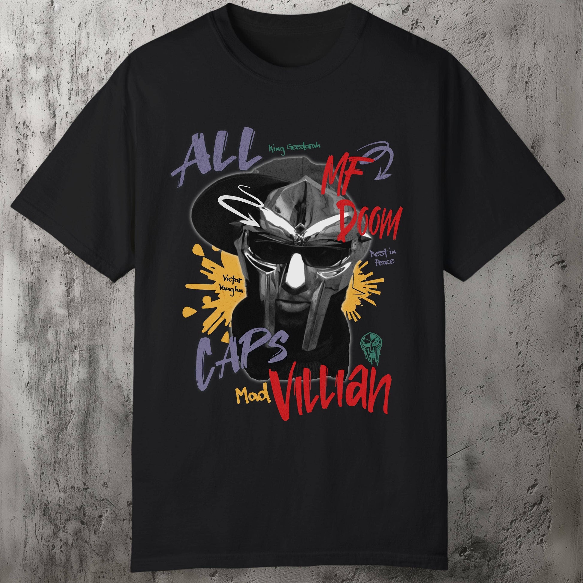 Mf Doom Retro Hip Hop Legend Tee Unisex T-shirt, Sweatshirt, Hoodie, Long Sleeve Tee - T-Shirt, Sweatshirt, Hoodie
