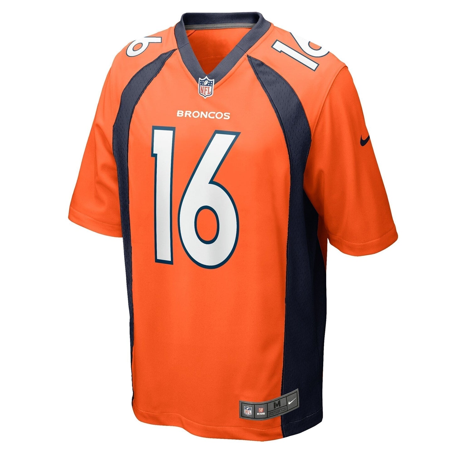 Wil Lutz Denver Broncos Game Jersey - Orange football jersey product view 2