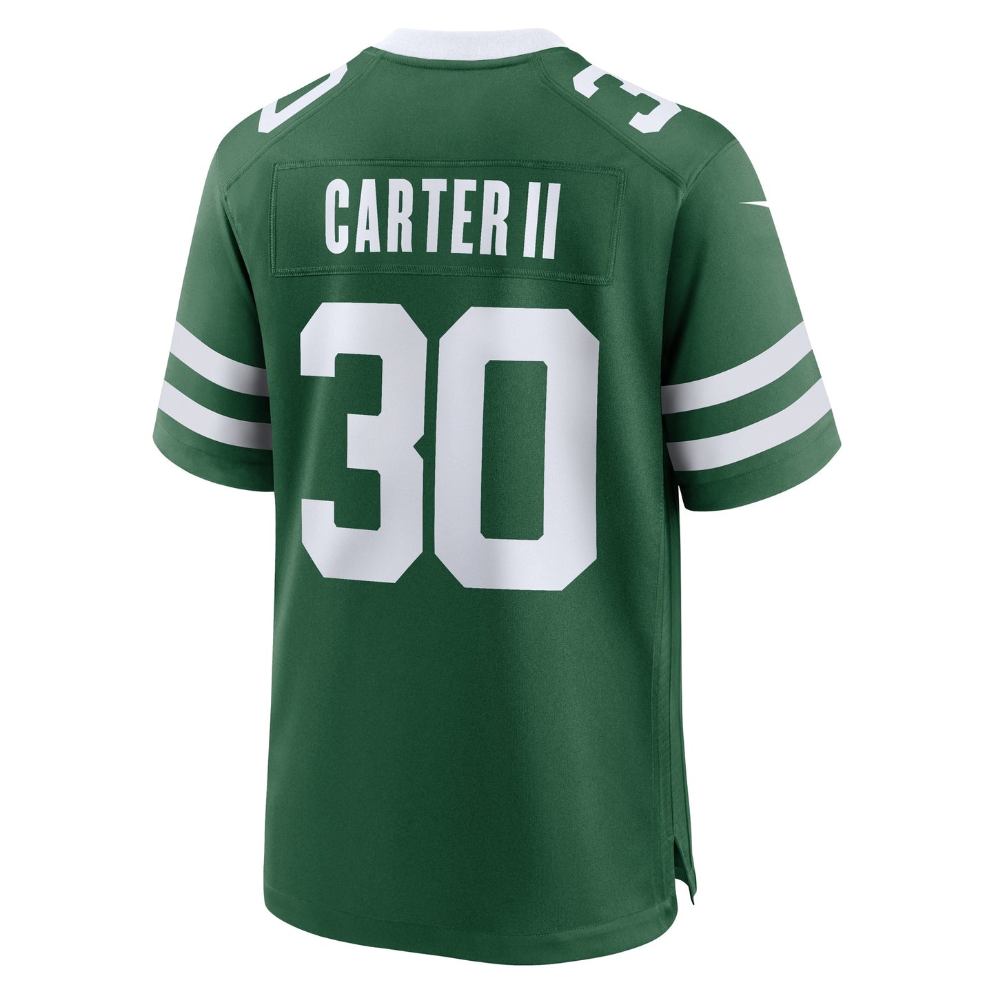 Michael Carter II New York Jets Team Game Jersey - Legacy Green football jersey product view 3
