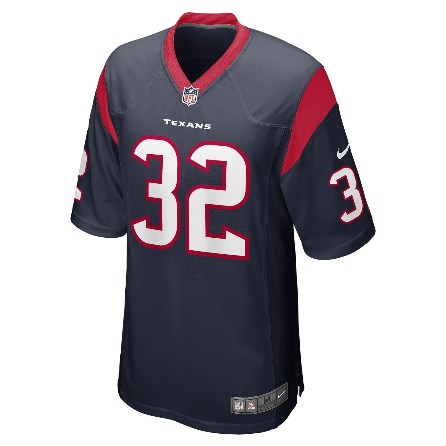 Garret Wallow Houston Texans Game Jersey - Navy football jersey product view 2