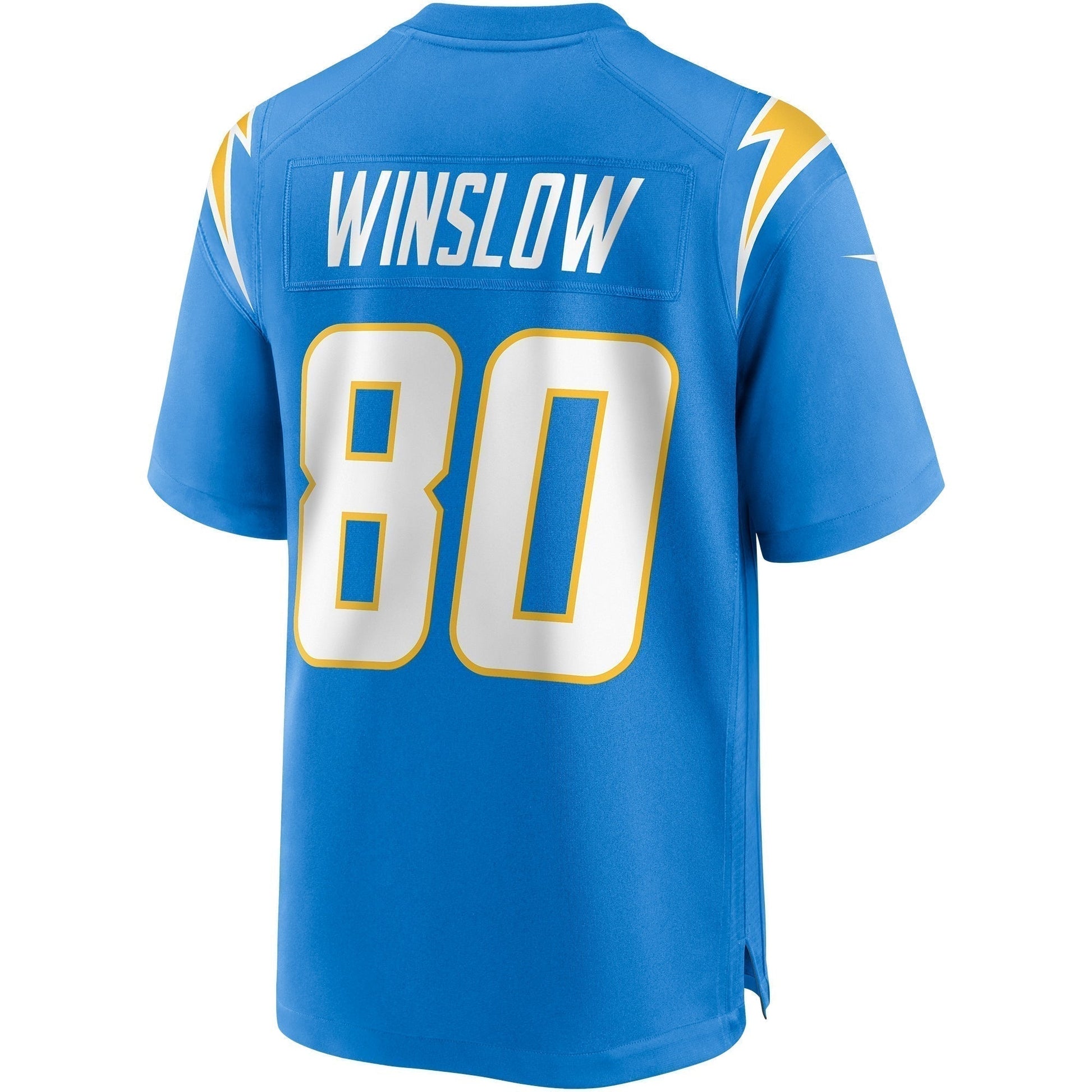 Kellen Winslow Los Angeles Chargers Game Retired Jersey - Powder Blue football jersey product view 3
