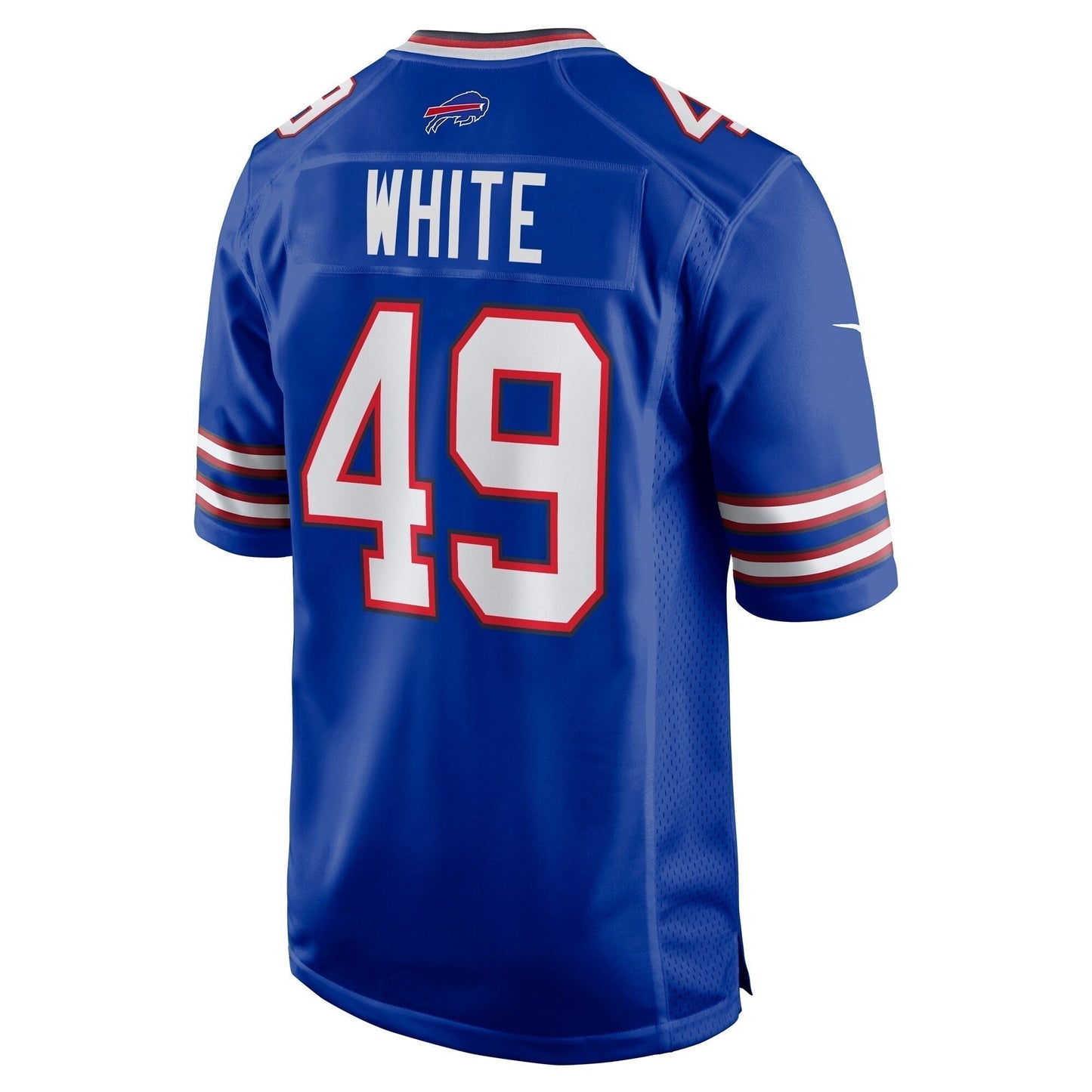 DaShaun White Buffalo Bills Team Game Jersey - Royal football jersey product view 3