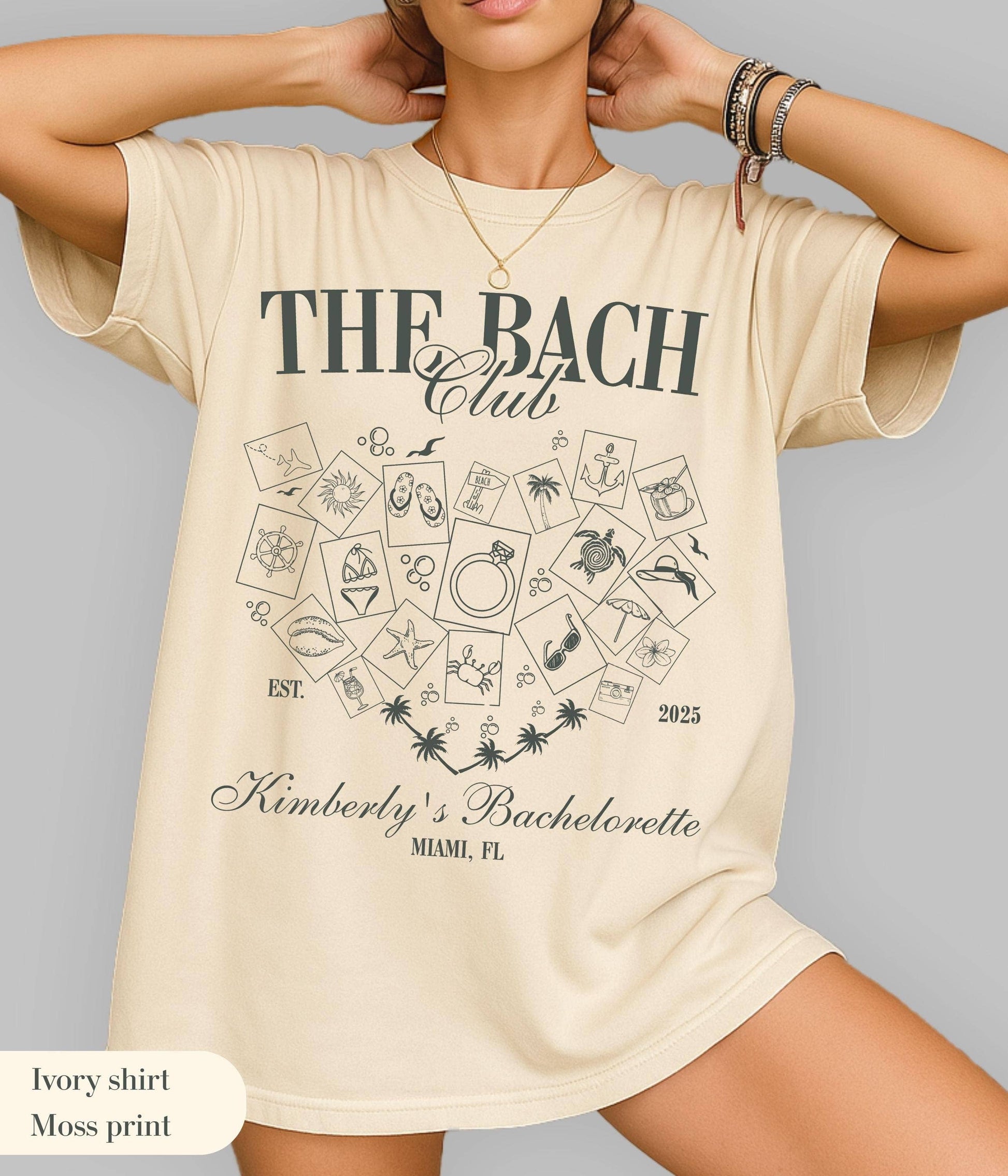 Bach Club Bachelorette Shirt - Custom Beach Party Tees Unisex T-shirt, Sweatshirt, Hoodie, Long Sleeve Tee - T-Shirt, Sweatshirt, Hoodie