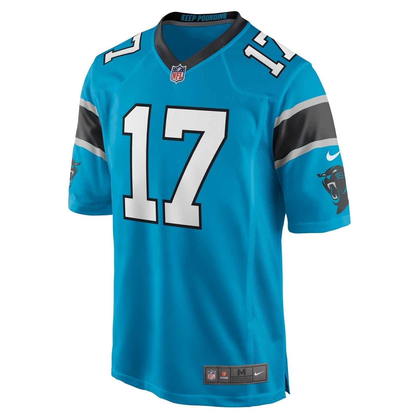 Jake Delhomme Carolina Panthers Retired Jersey - Blue football jersey product view 2