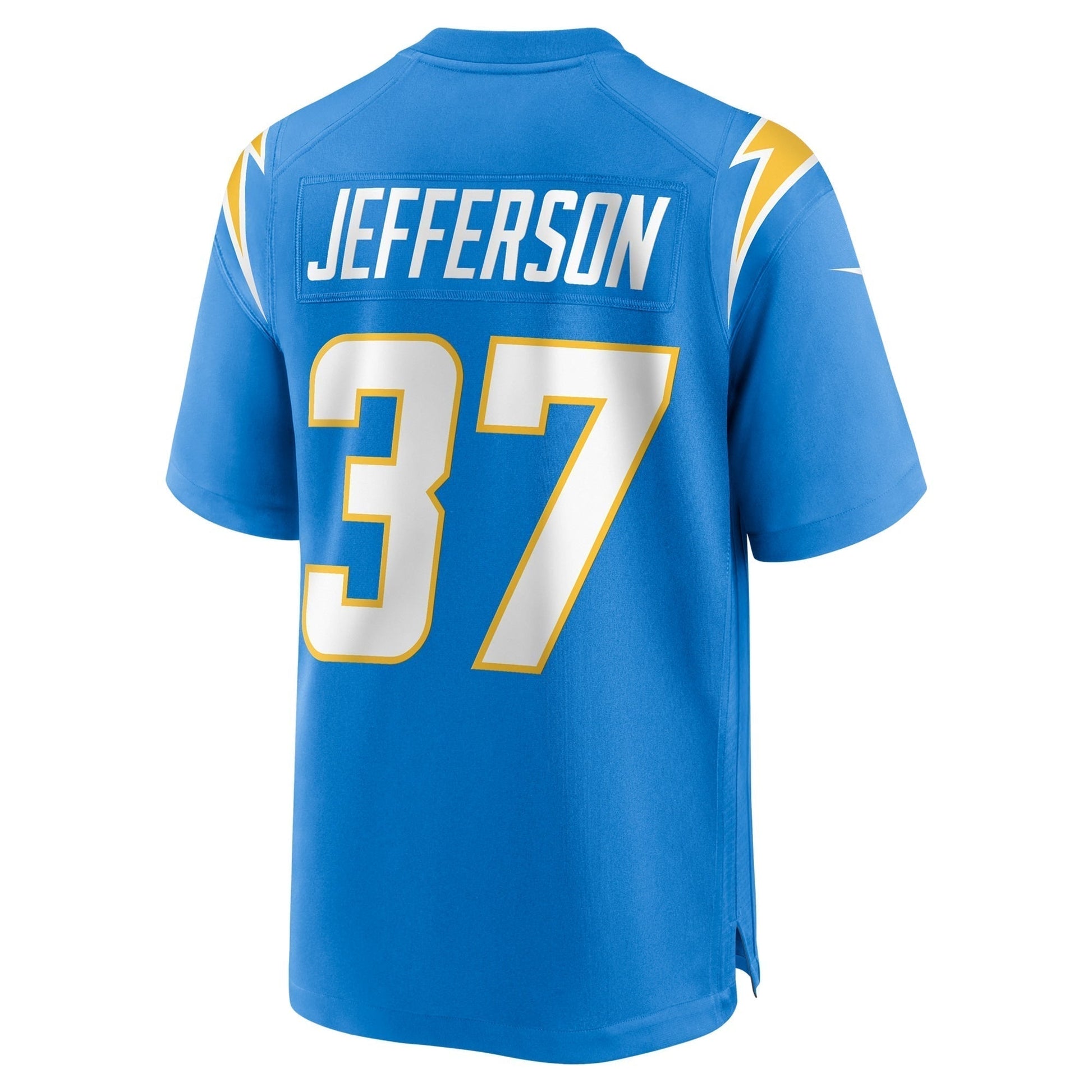Tony Jefferson Los Angeles Chargers Team Game Jersey - Powder Blue football jersey product view 3