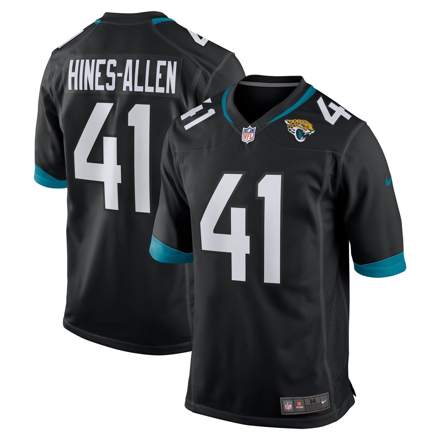 Josh Hines-Allen Jacksonville Jaguars Alternate Game Jersey - Black football jersey product view 1