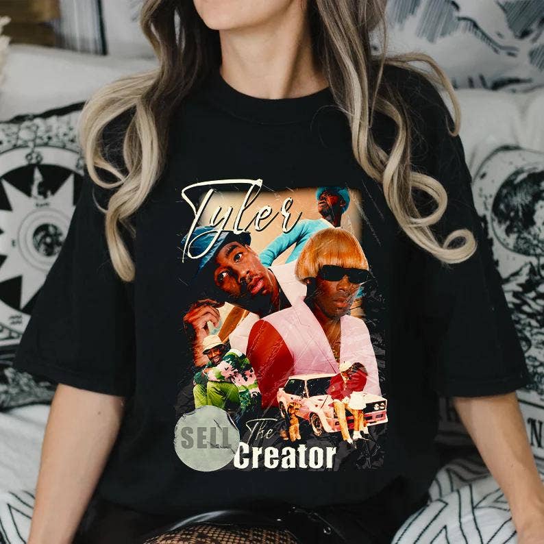 Vintage Tyler the Creator Graphic Tee - Unisex Hip Hop Shirt Unisex T-shirt, Sweatshirt, Hoodie, Long Sleeve Tee - T-Shirt, Sweatshirt, Hoodie