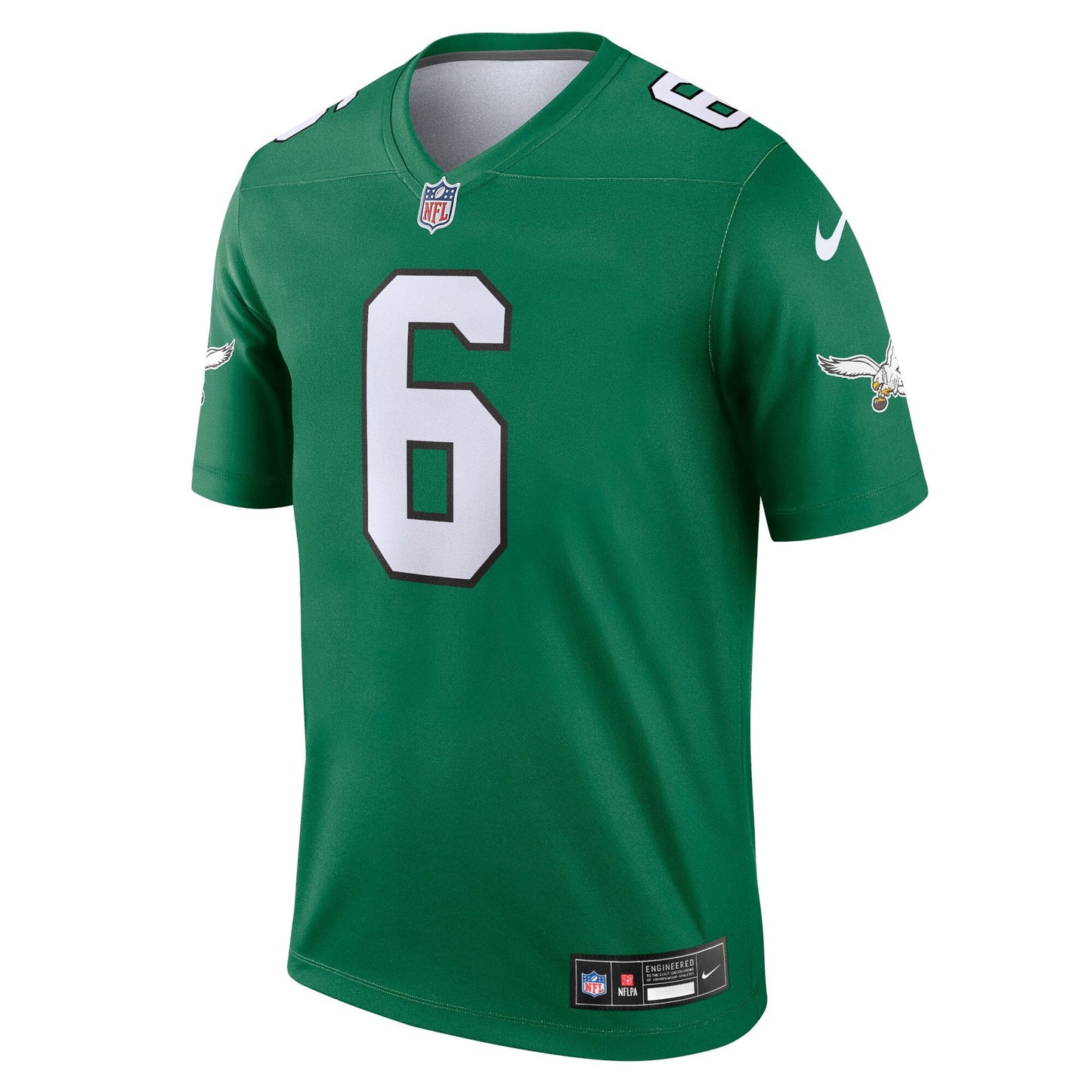 DeVonta Smith Philadelphia Eagles Legend Jersey - Kelly Green football jersey product view 2