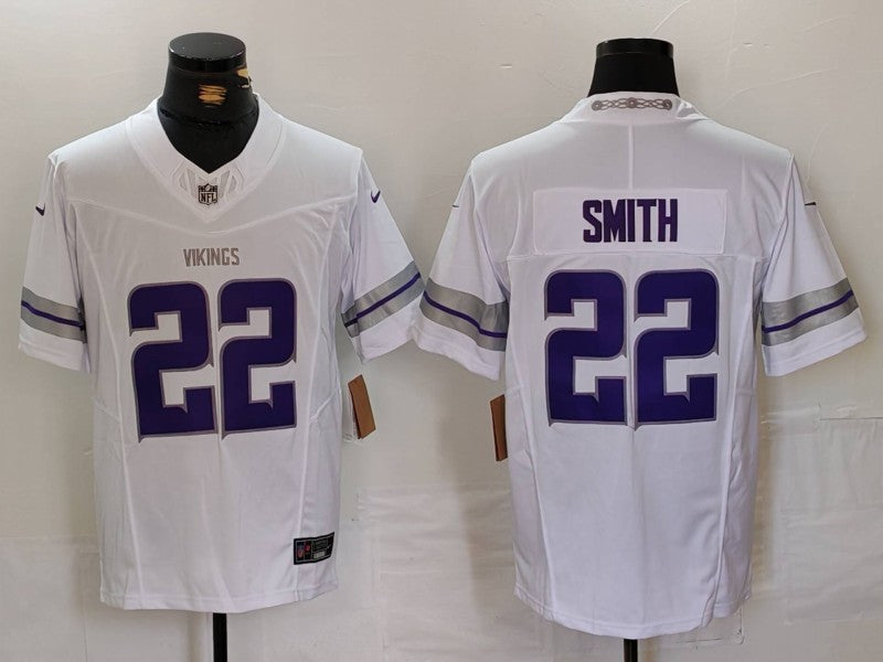 Men's Minnesota Vikings Harrison Smith White Alternate Vapor F.U.S.E. Elite Player Jersey football jersey product view 1