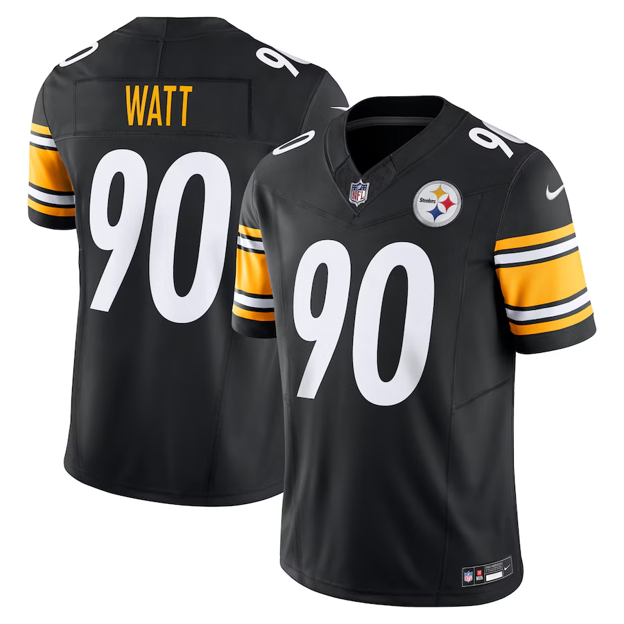 Pittsburgh Steelers 90# T.J. Watt Vapor F.U.S.E. Limited Jersey football jersey product view 1