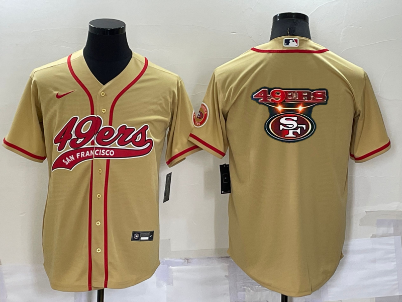 Men's San Francisco 49ers Gold Game Jersey football jersey product view 1