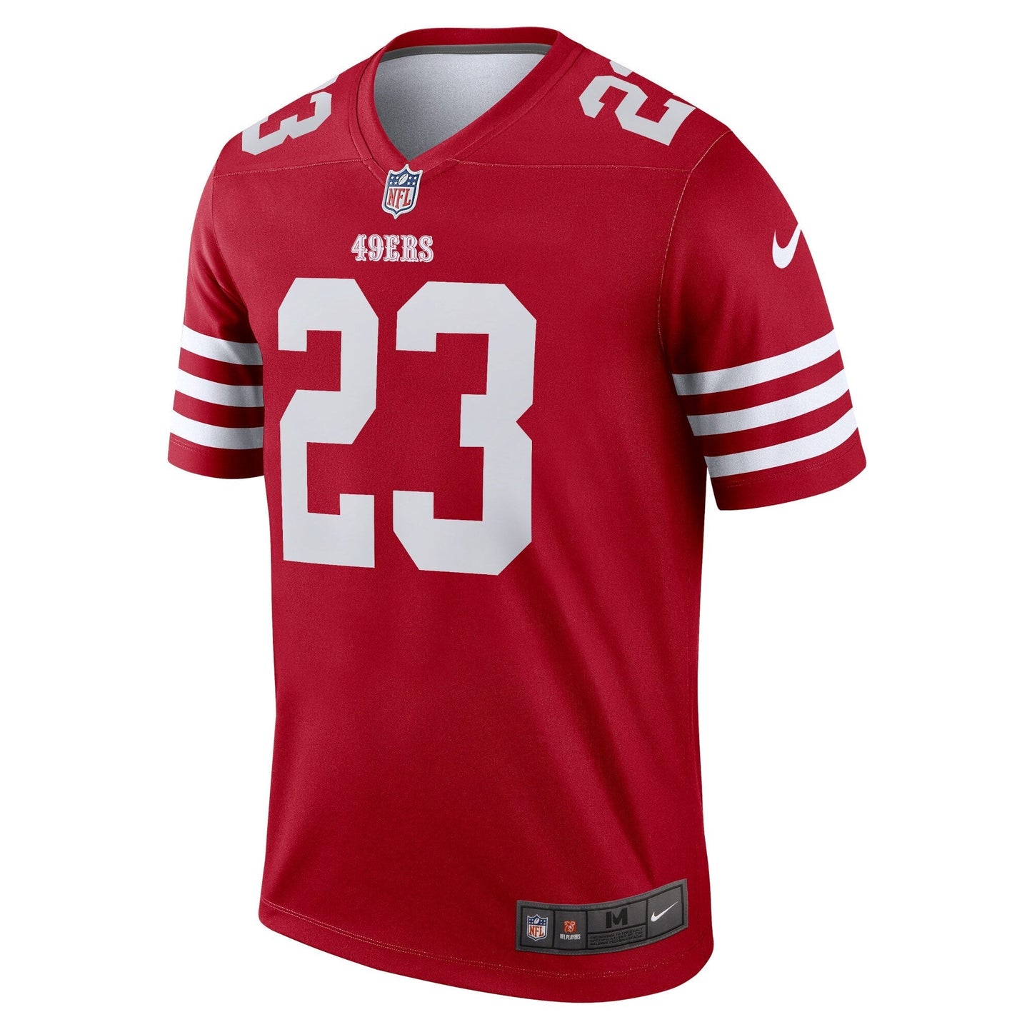 Christian McCaffrey San Francisco 49ers Legend Jersey - Scarlet football jersey product view 2