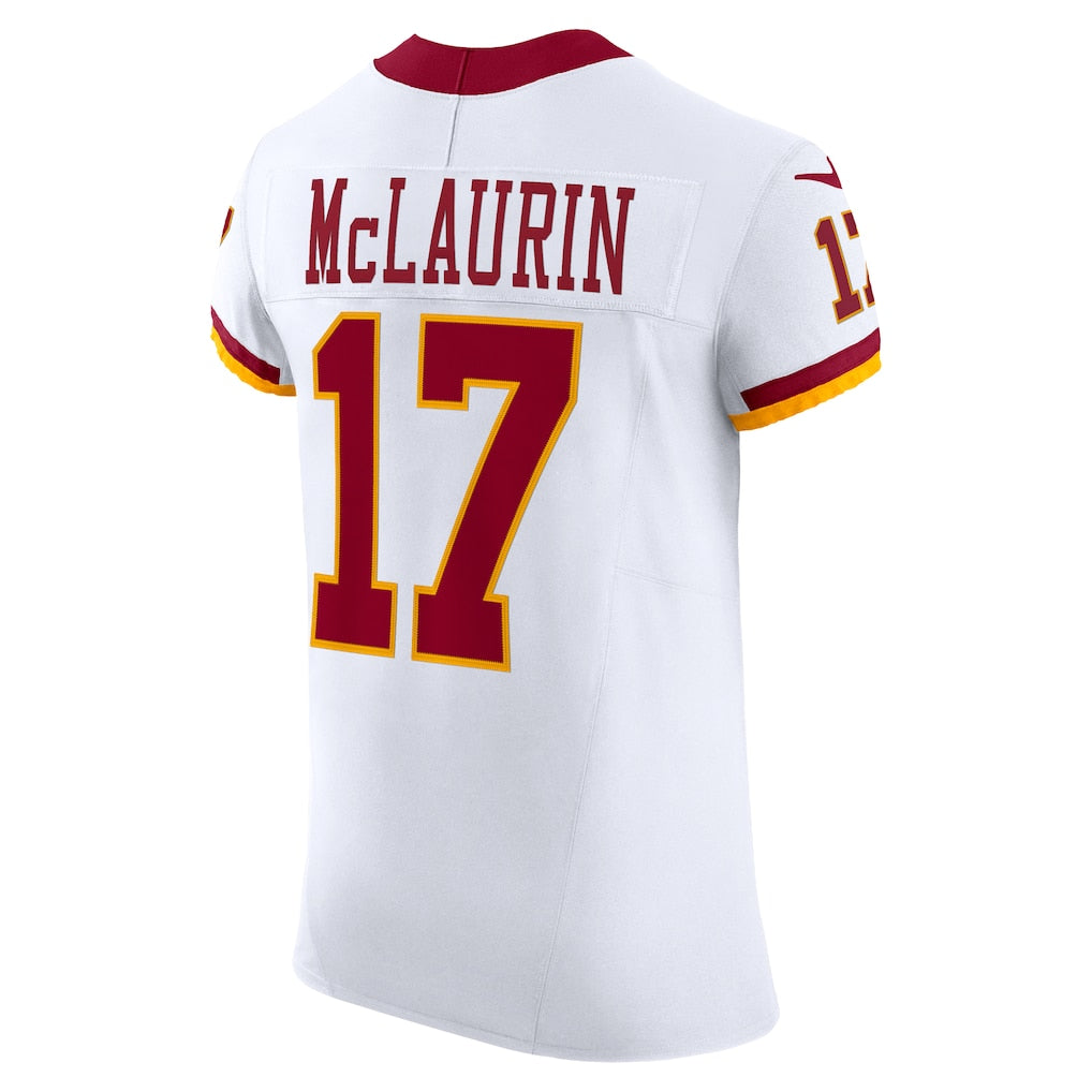 W.Commanders#17 Terry McLaurinWhite Alternate 2 Super Bowl Era Vapor F.U.S.E. Elite Jersey football jersey product view 1