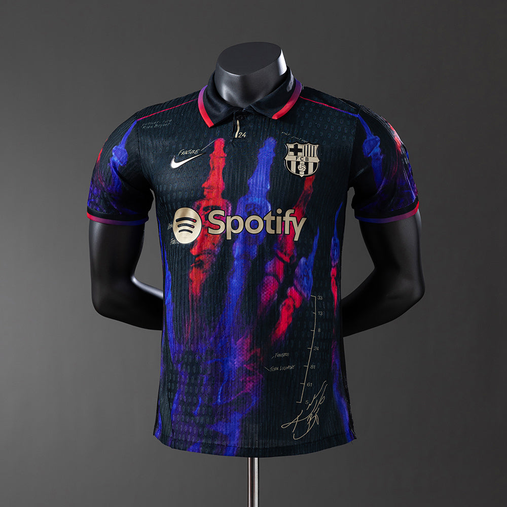 Barcelona 25/26 Special Edition Player Version Jersey - Black sports jersey product view 1