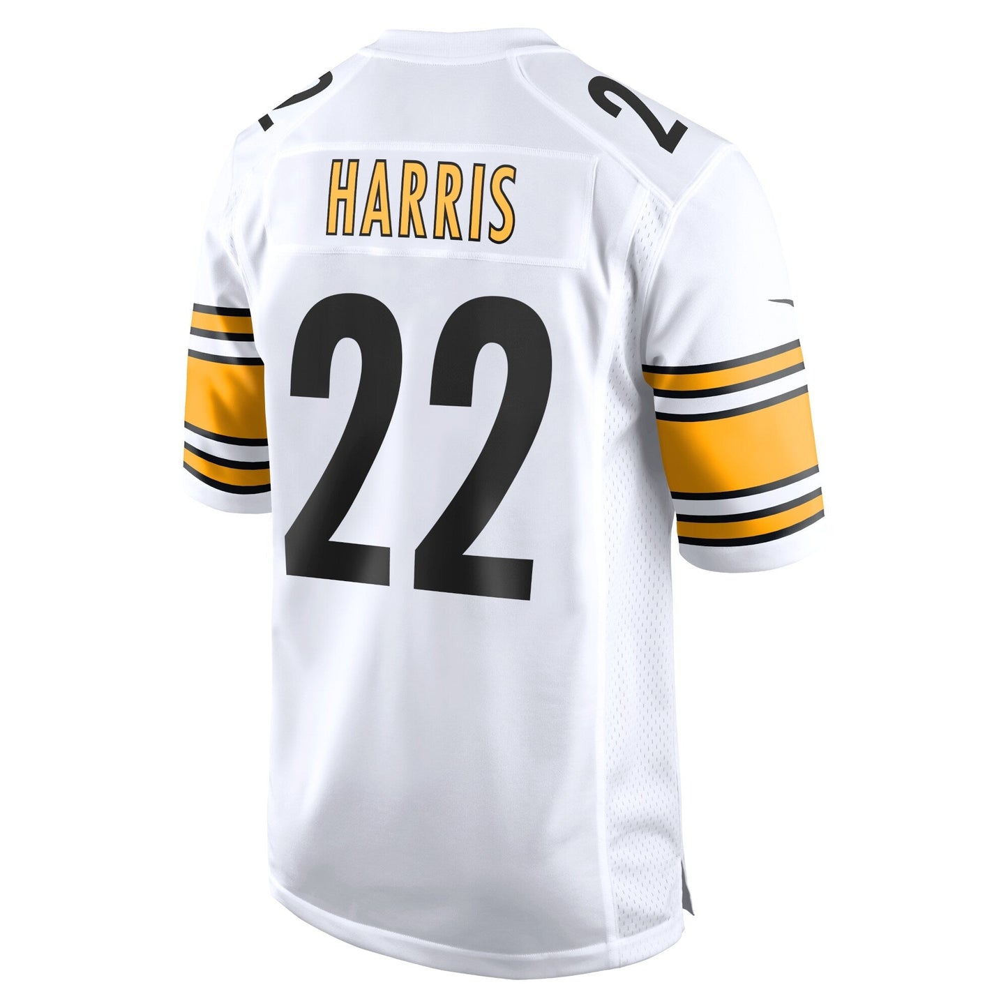 Najee Harris Pittsburgh Steelers Game Jersey - White football jersey product view 3