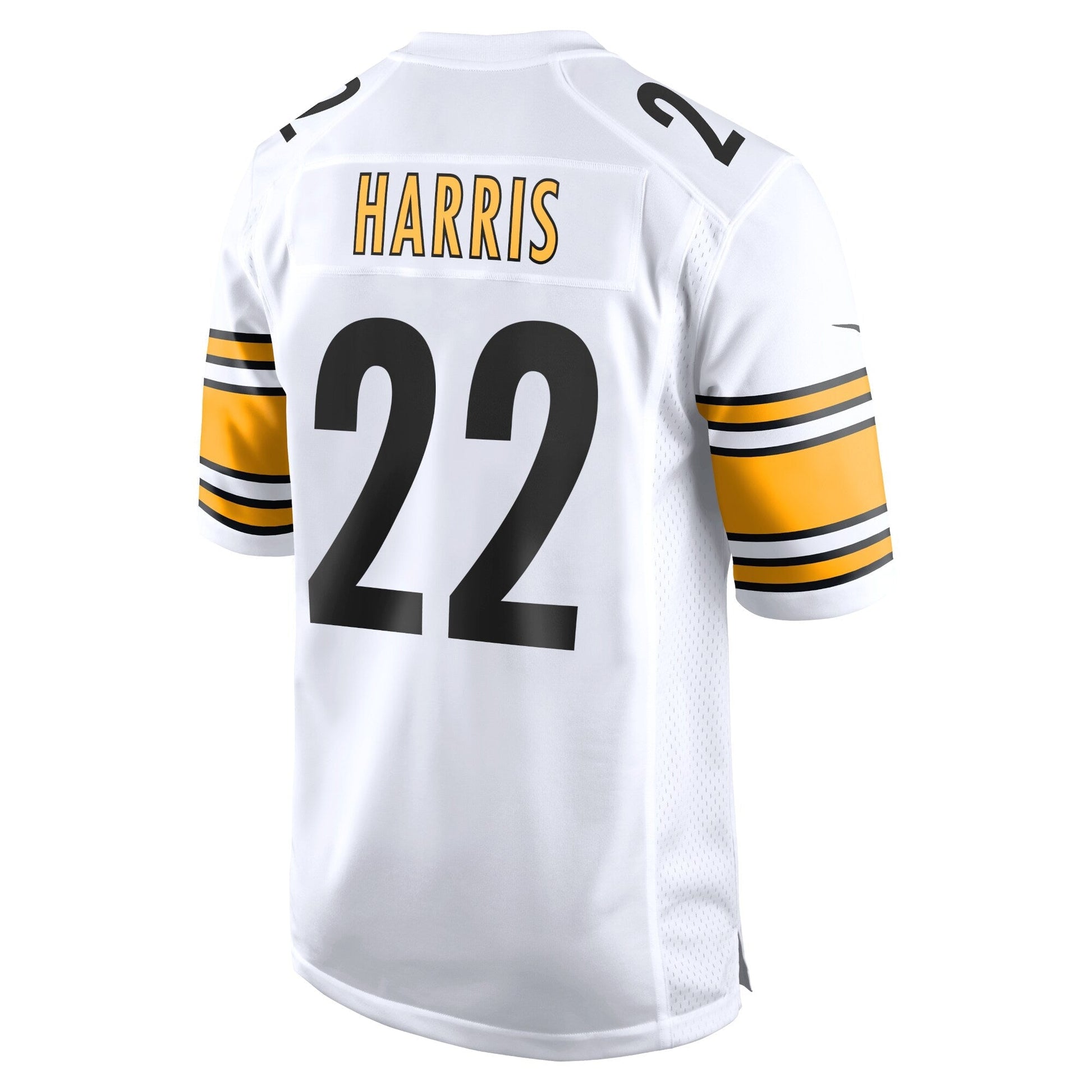Najee Harris Pittsburgh Steelers Game Jersey - White football jersey product view 3