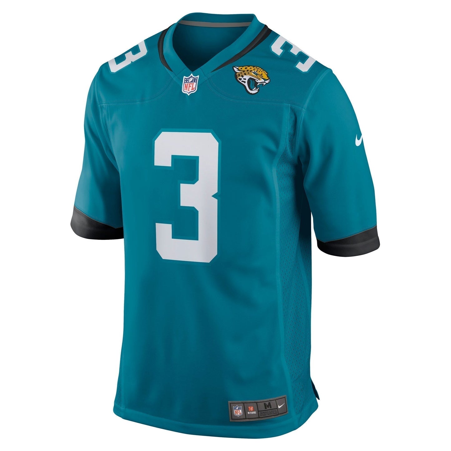C.J. Beathard Jacksonville Jaguars Game Jersey - Teal football jersey product view 2
