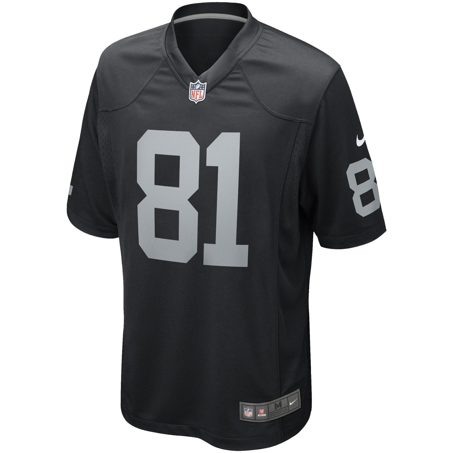 Tim Brown Las Vegas Raiders Game Retired Jersey - Black football jersey product view 2