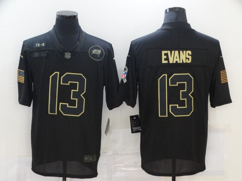 Men's Tampa Bay Buccaneers Mike Evans #13 Black Player Game Jersey1 football jersey product view 1