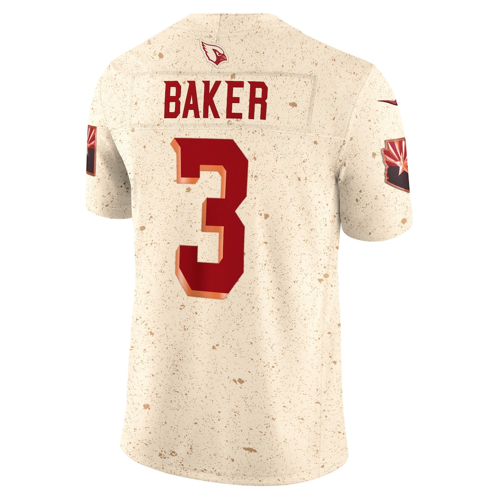 A.Cardinals #3 Budda Baker Cardinal Natural 2025 Rivalries Collection Limited Jersey sports jersey product view 1