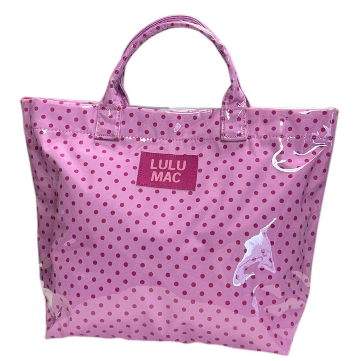 LM-BG-1003 Tote Bag Light Pink/Hot Pink Dot Unisex T-shirt, Sweatshirt, Hoodie, Long Sleeve Tee - T-Shirt, Sweatshirt, Hoodie
