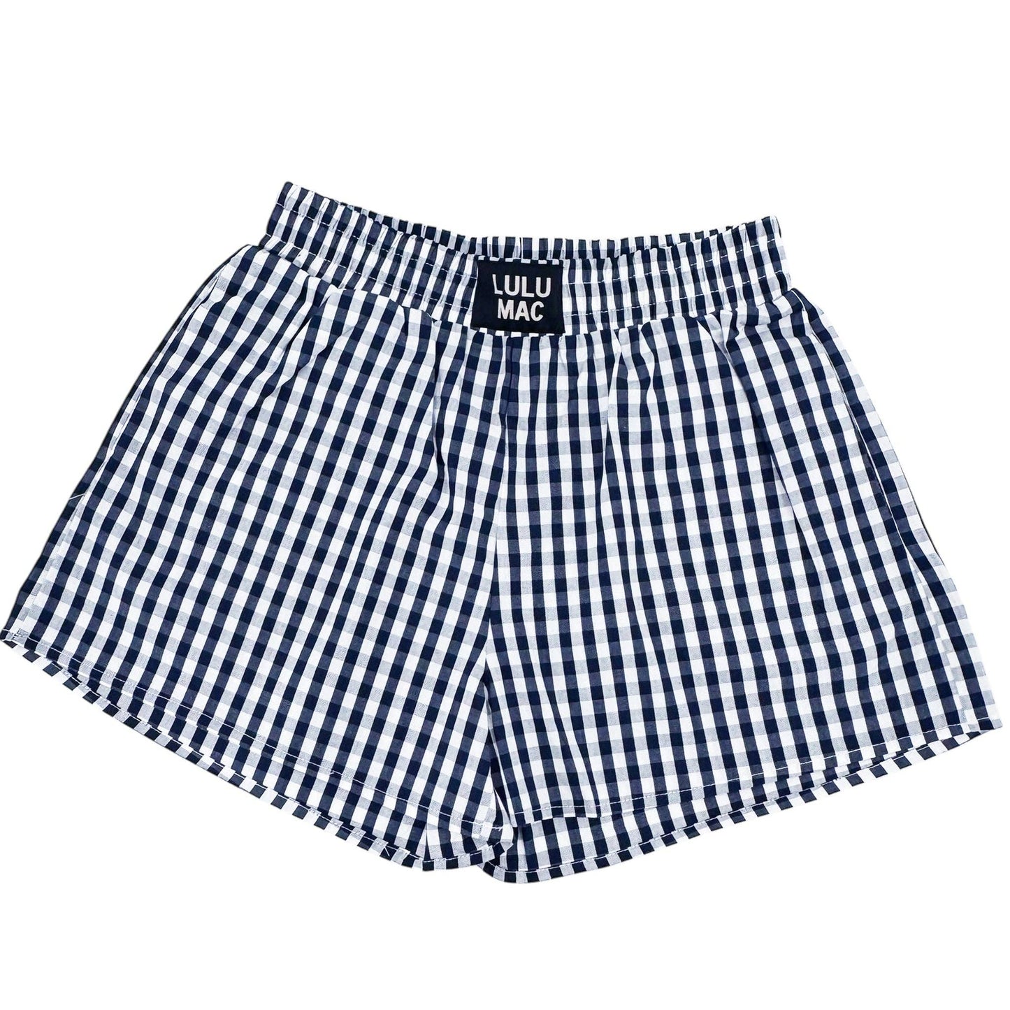 Bxgh-Navy Gingham Boxer Short Unisex T-shirt, Sweatshirt, Hoodie, Long Sleeve Tee - T-Shirt, Sweatshirt, Hoodie