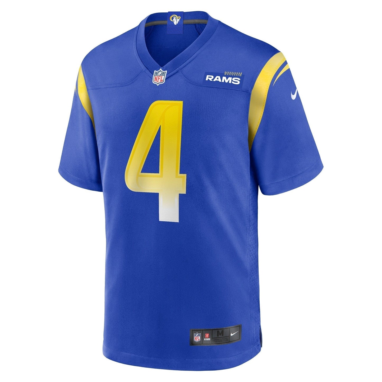 Dresser Winn Los Angeles Rams Team Game Jersey - Royal football jersey product view 2