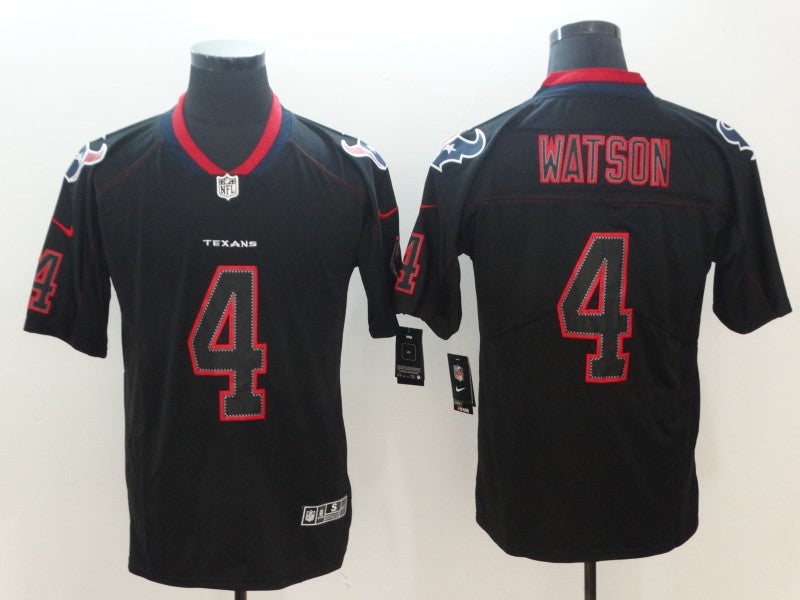 Men's Houston Texans Deshaun Watson #4 Black Alternate Game Jersey1 football jersey product view 1