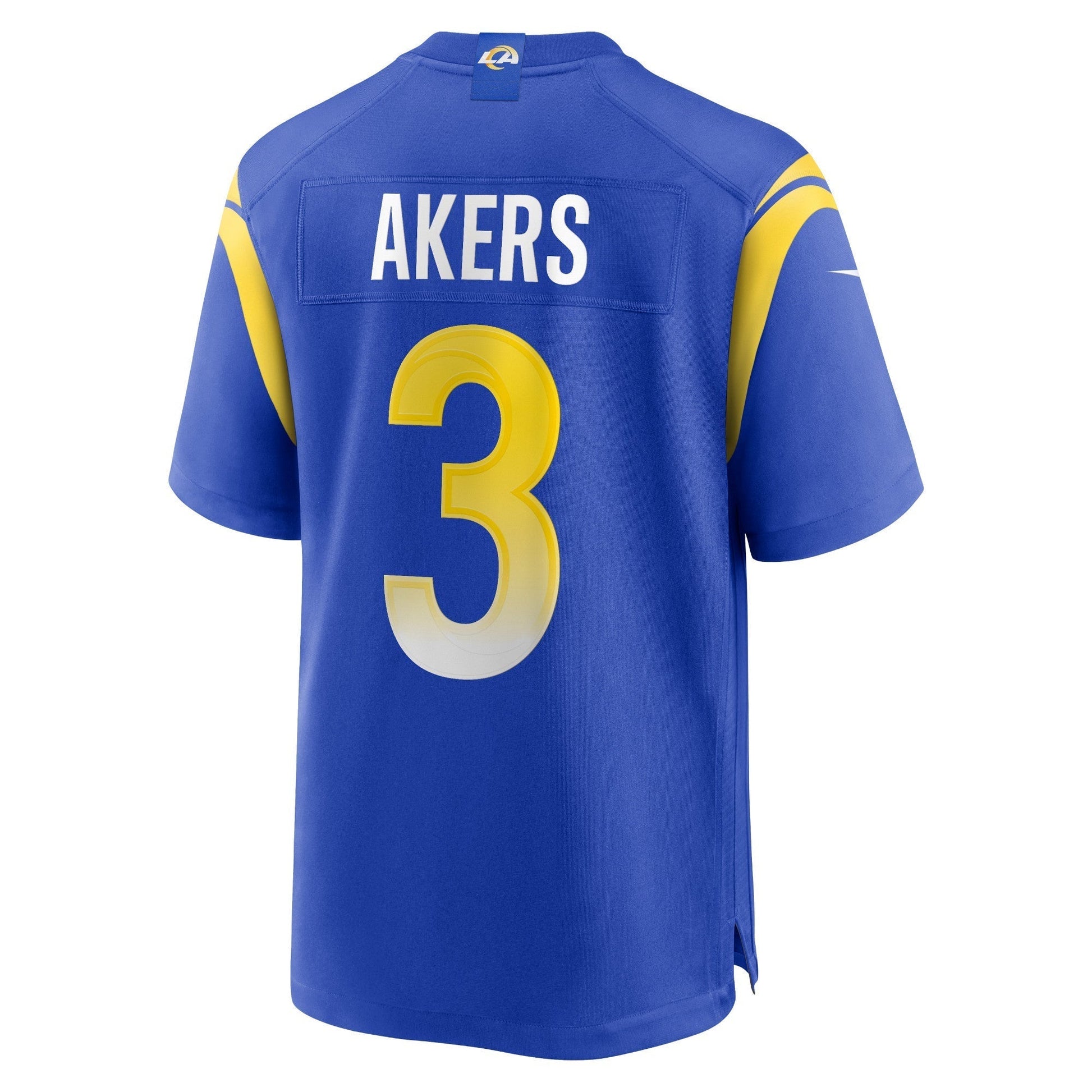 Cam Akers Los Angeles Rams Game Jersey - Royal football jersey product view 3