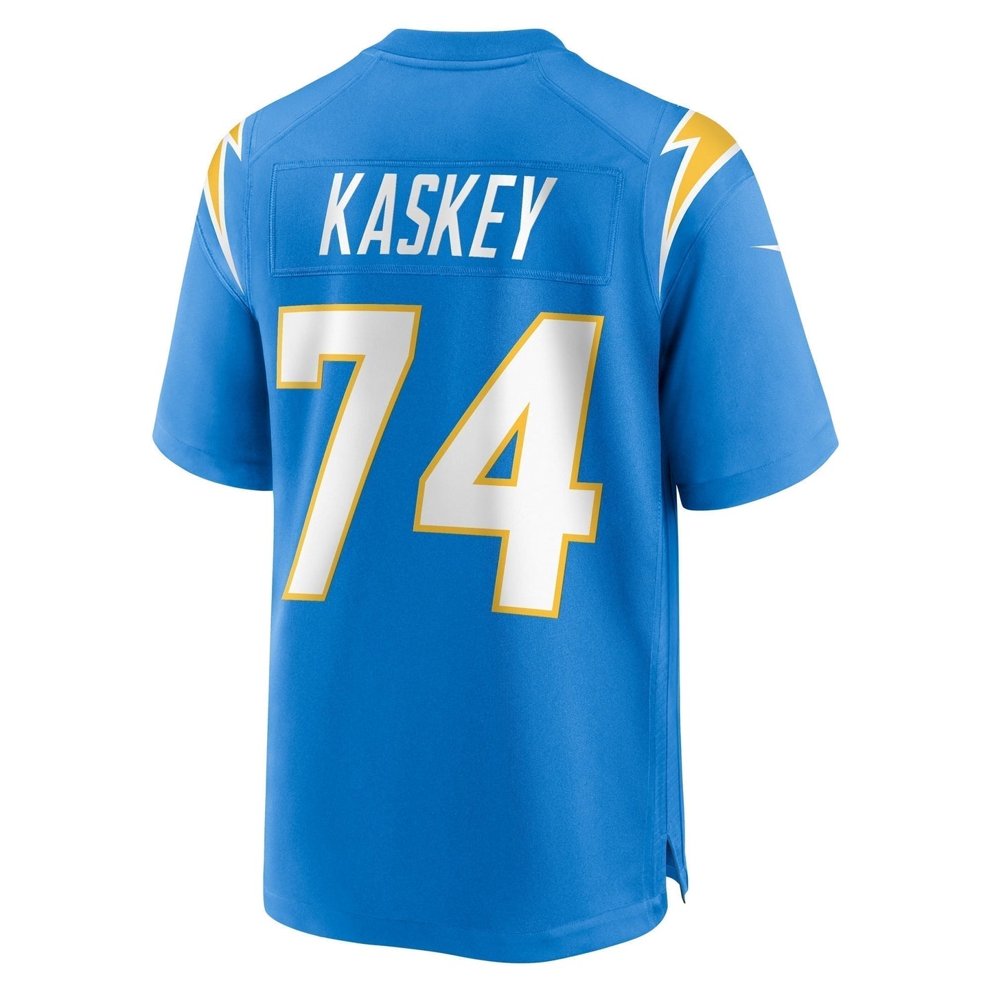 Matt Kaskey Los Angeles Chargers Team Game Jersey - Powder Blue football jersey product view 3