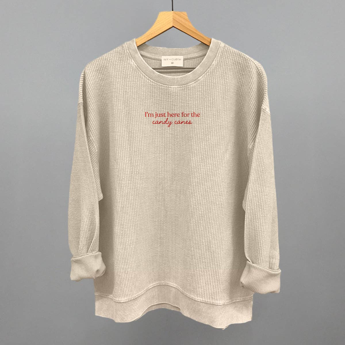 I'm Just Here For the Candy Canes Unisex T-shirt, Sweatshirt, Hoodie, Long Sleeve Tee - T-Shirt, Sweatshirt, Hoodie