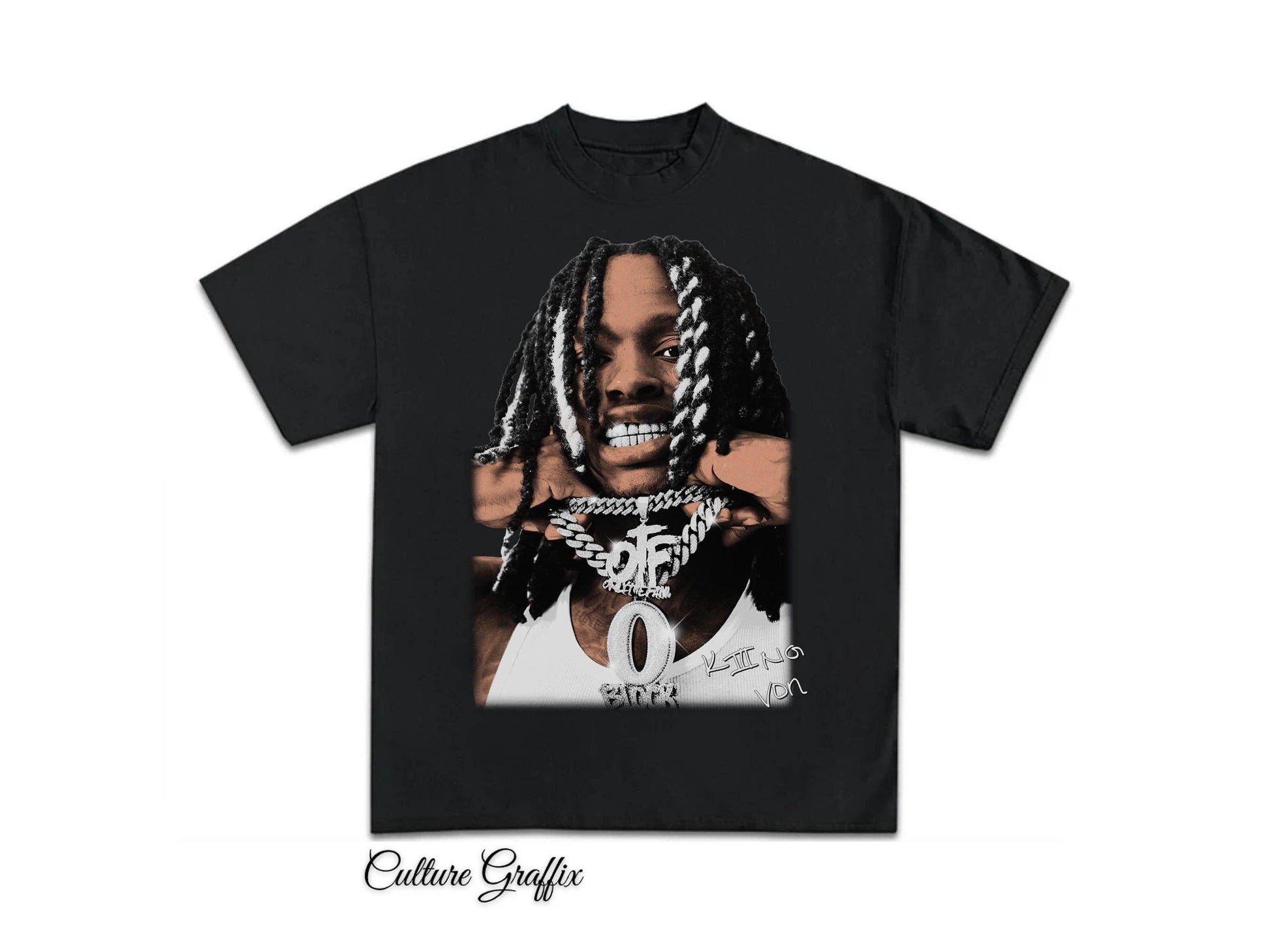 Vintage King Von Graphic Hip Hop Tee Shirt Unisex T-shirt, Sweatshirt, Hoodie, Long Sleeve Tee - T-Shirt, Sweatshirt, Hoodie