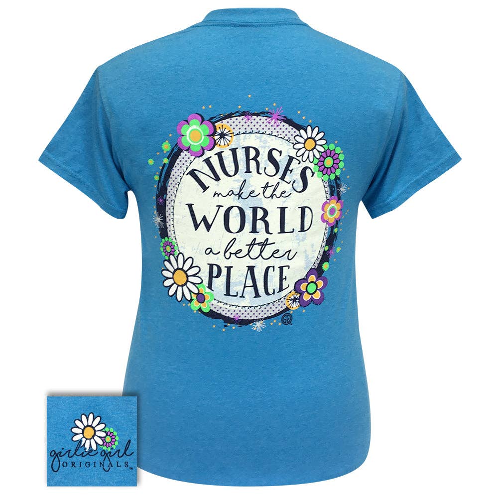 Nurses Make the World SS-2186 Unisex T-shirt, Sweatshirt, Hoodie, Long Sleeve Tee - T-Shirt, Sweatshirt, Hoodie