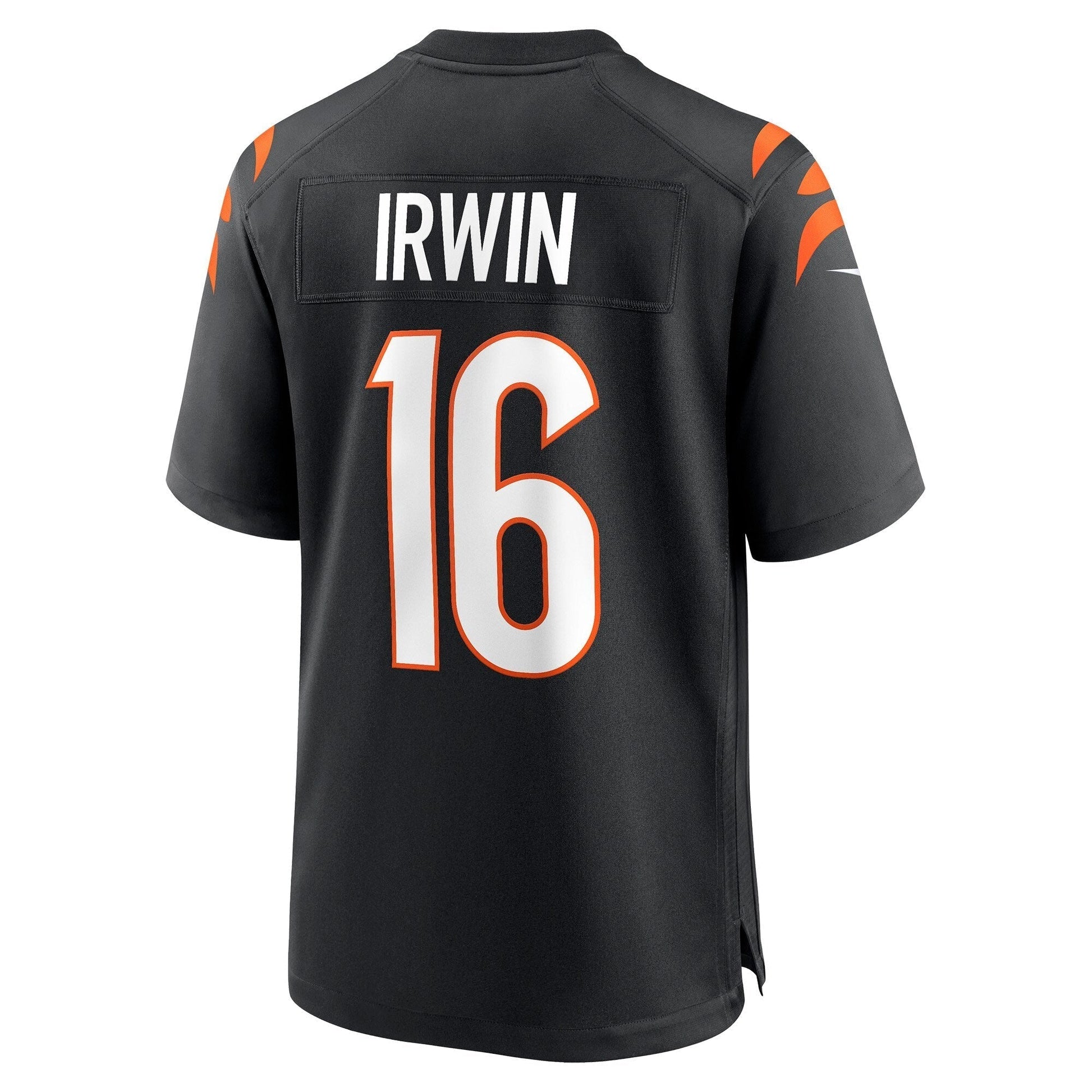 Trenton Irwin Cincinnati Bengals Game Jersey - Black football jersey product view 3