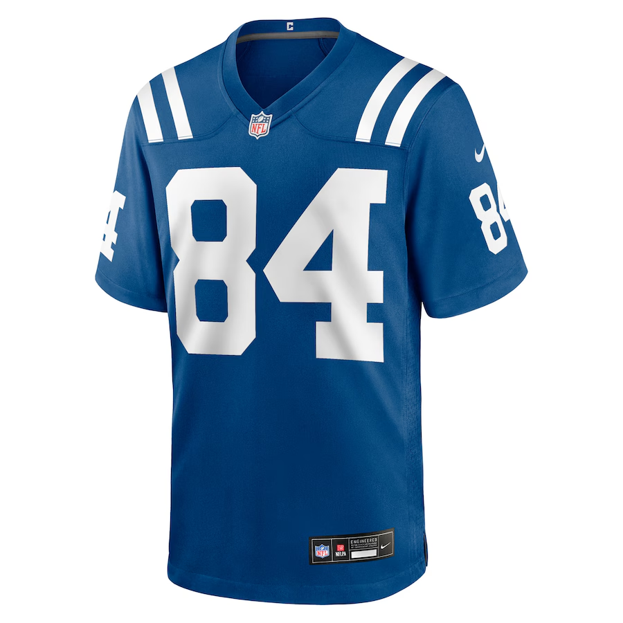 Men's Indianapolis Colts Tyler Warren Royal 2025 NFL Draft First Round Pick Game Jersey football jersey product view 2