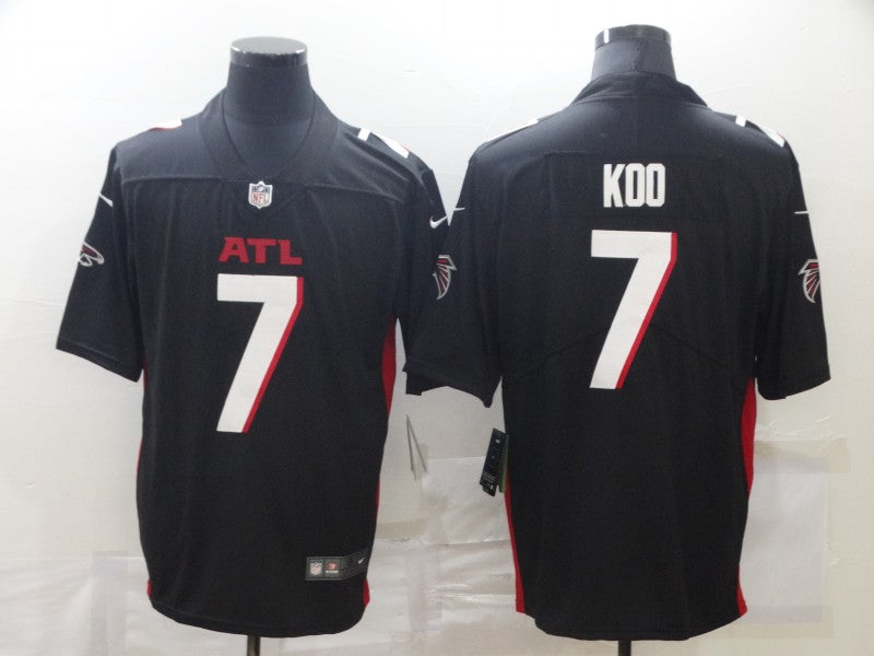 Men's Atlanta Falcons Younghoe Koo Black Game Jersey football jersey product view 1