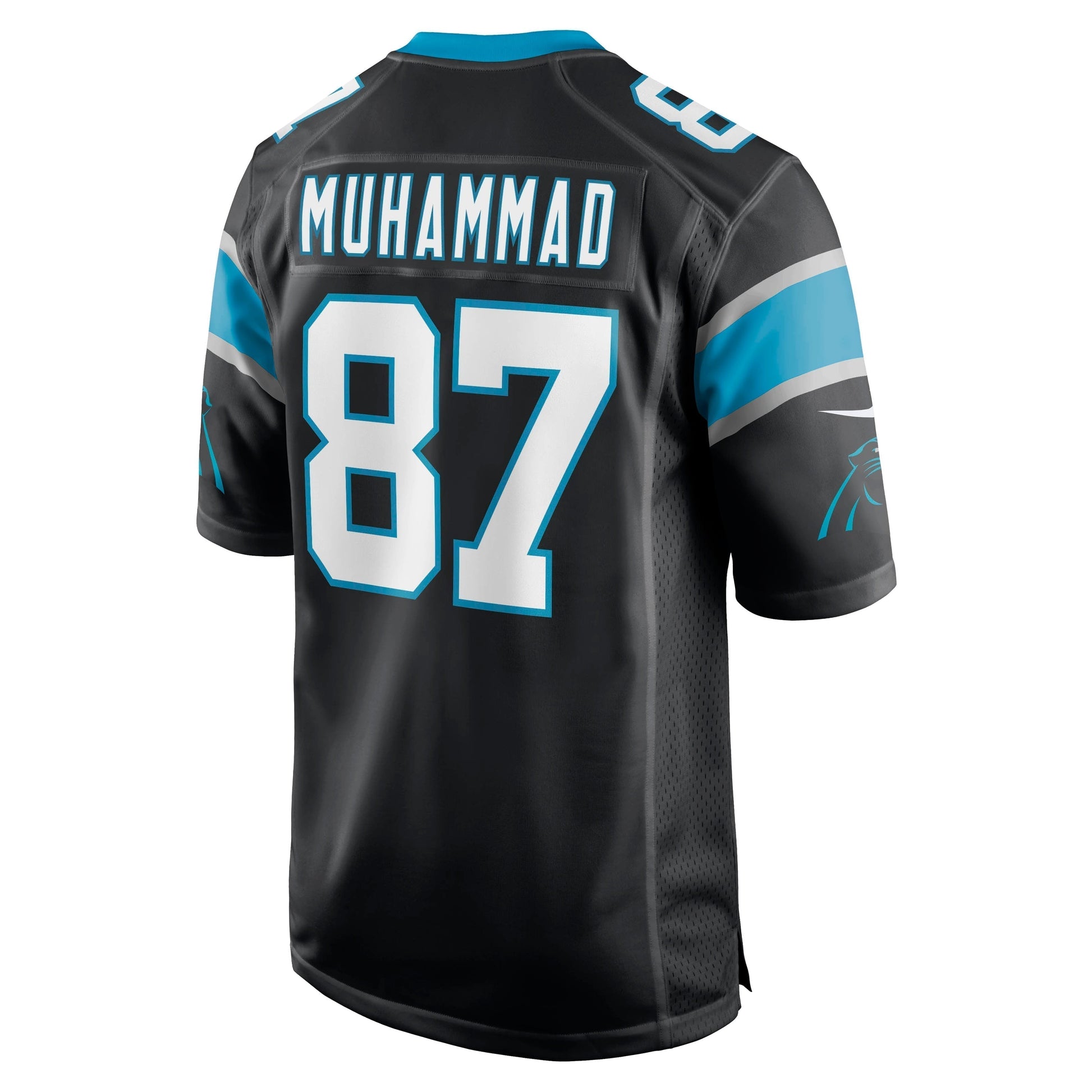 Muhsin Muhammad Carolina Panthers Retired Jersey - Black football jersey product view 3