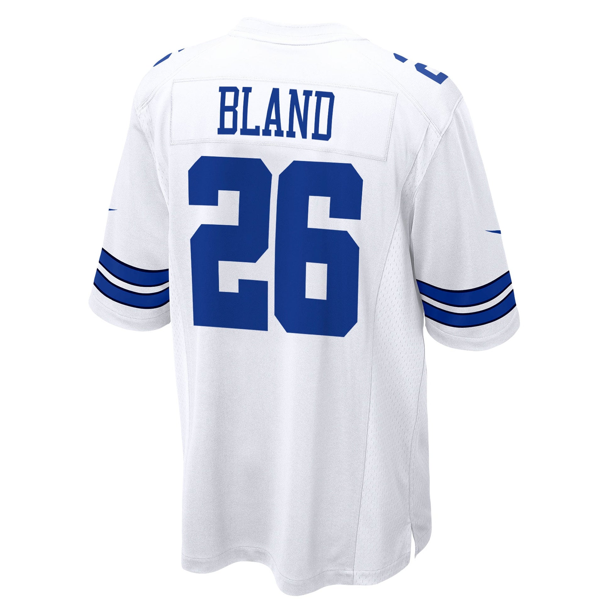 DaRon Bland Dallas Cowboys Game Jersey - White football jersey product view 3