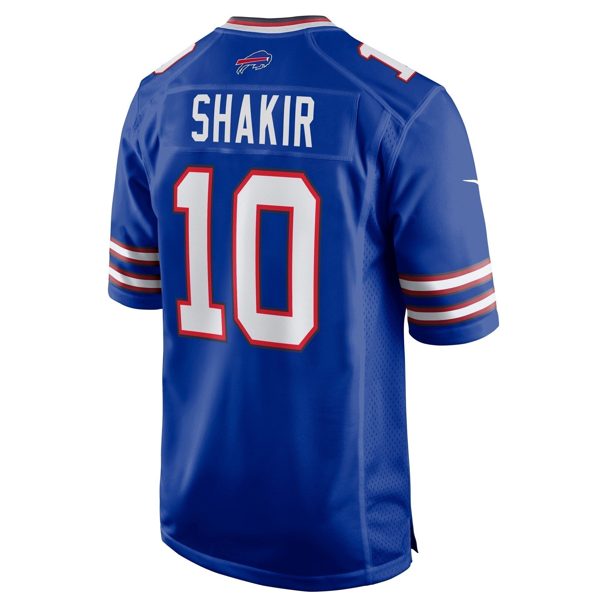 Khalil Shakir Buffalo Bills Game Jersey - Royal football jersey product view 3