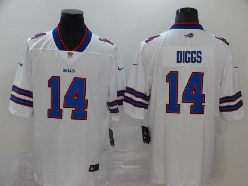 Men's Buffalo Bills Stefon Diggs #14 White Game Player Jersey1 football jersey product view 1