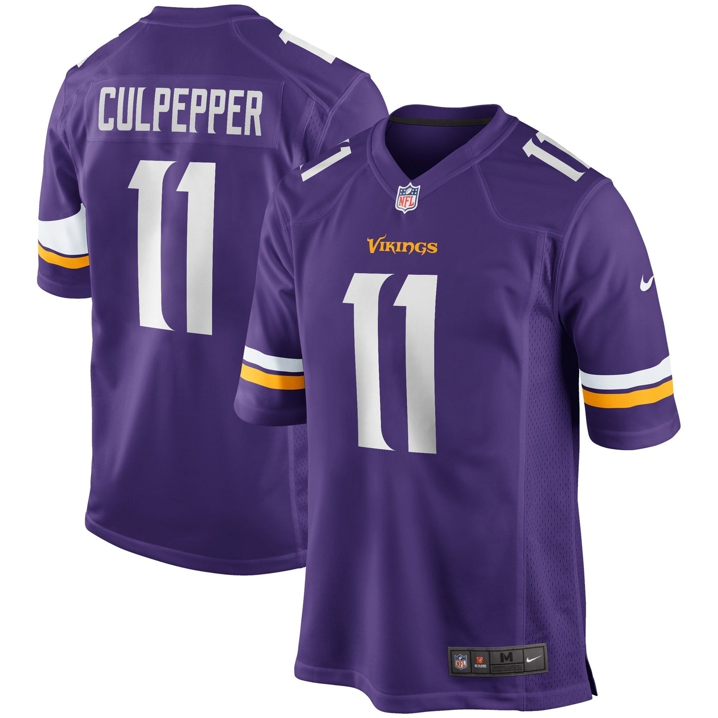 Daunte Culpepper Minnesota Vikings Game Retired Jersey - Purple football jersey product view 1
