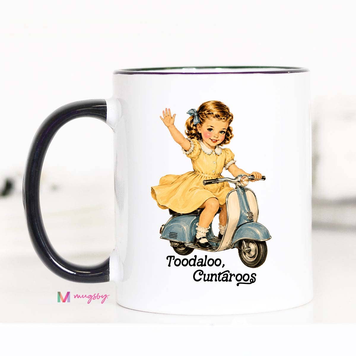 Funny Sarcastic Mug | Retro Girl Scooter Coffee Mug Unisex T-shirt, Sweatshirt, Hoodie, Long Sleeve Tee - T-Shirt, Sweatshirt, Hoodie