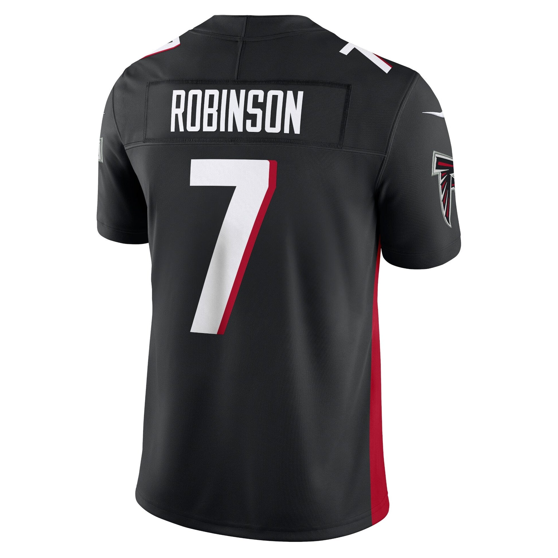 Bijan Robinson Atlanta Falcons Vapor F.U.S.E. Limited Jersey - Black football jersey product view 3